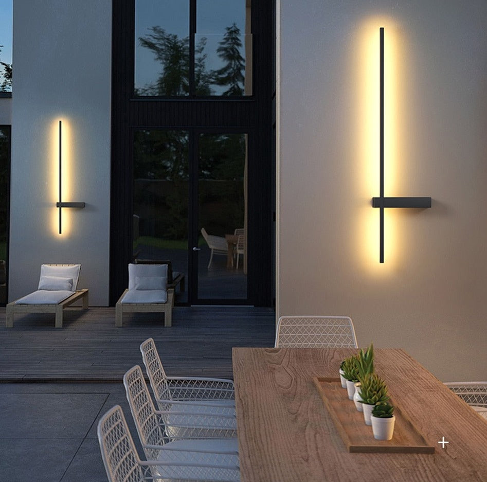 Outdoor Wall Light Modern LED Waterproof Garden