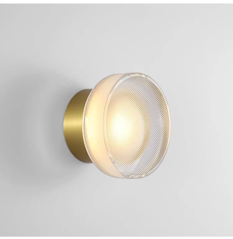 Modern Outdoor Wall Light Garden Patio Tempered