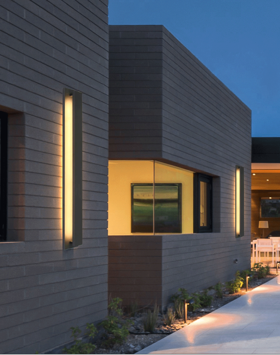 Vintage Outdoor LED Wall Light Dimmable Aluminum