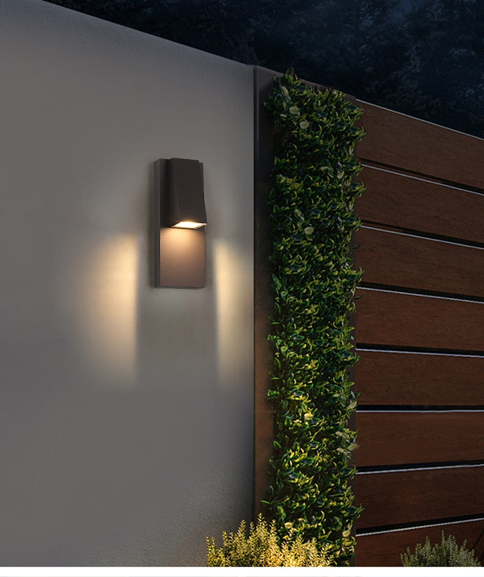 Outdoor Wall Light Vintage LED Waterproof Garden