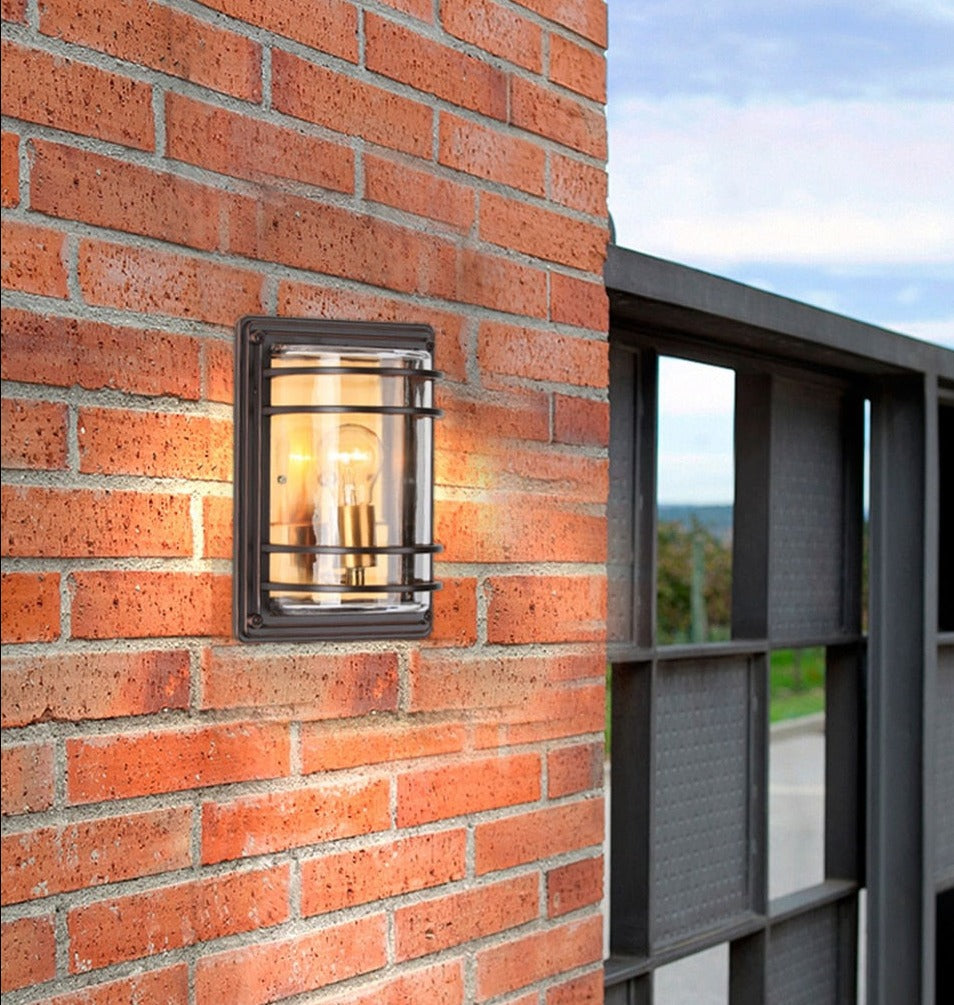 Outdoor Wall Light Retro Waterproof Metal Garden