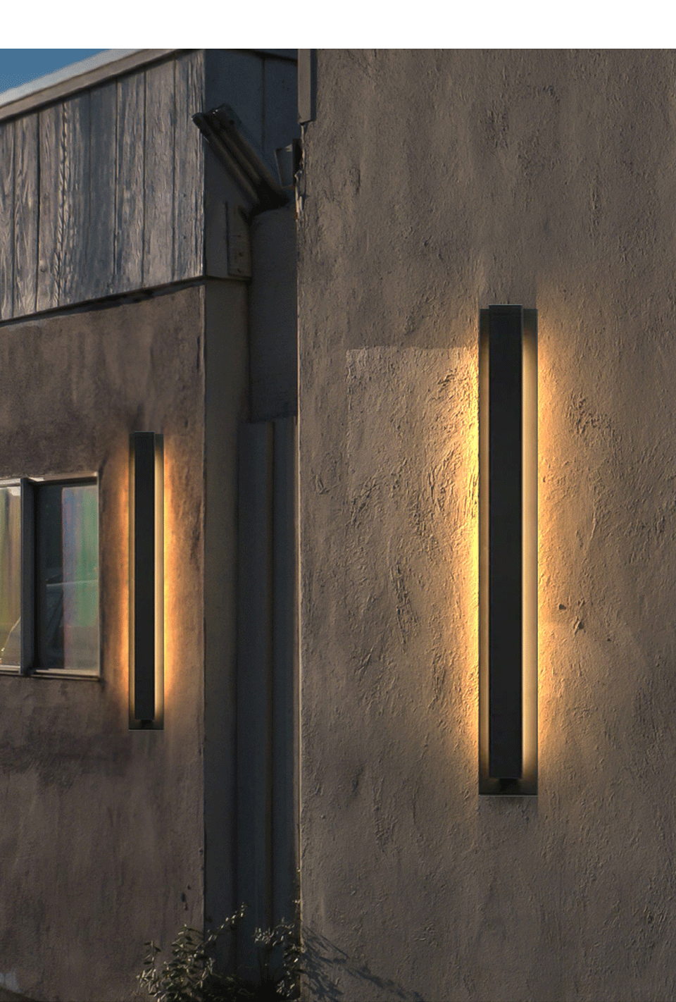 Vintage Outdoor LED Wall Light Dimmable Aluminum