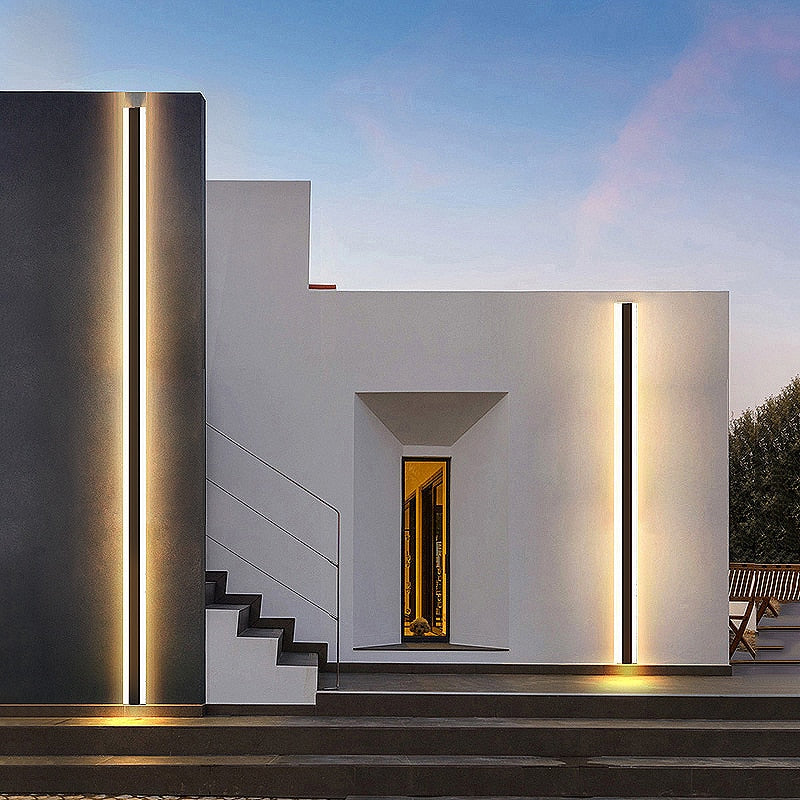 Outdoor Wall Light Modern LED Waterproof Long Strip