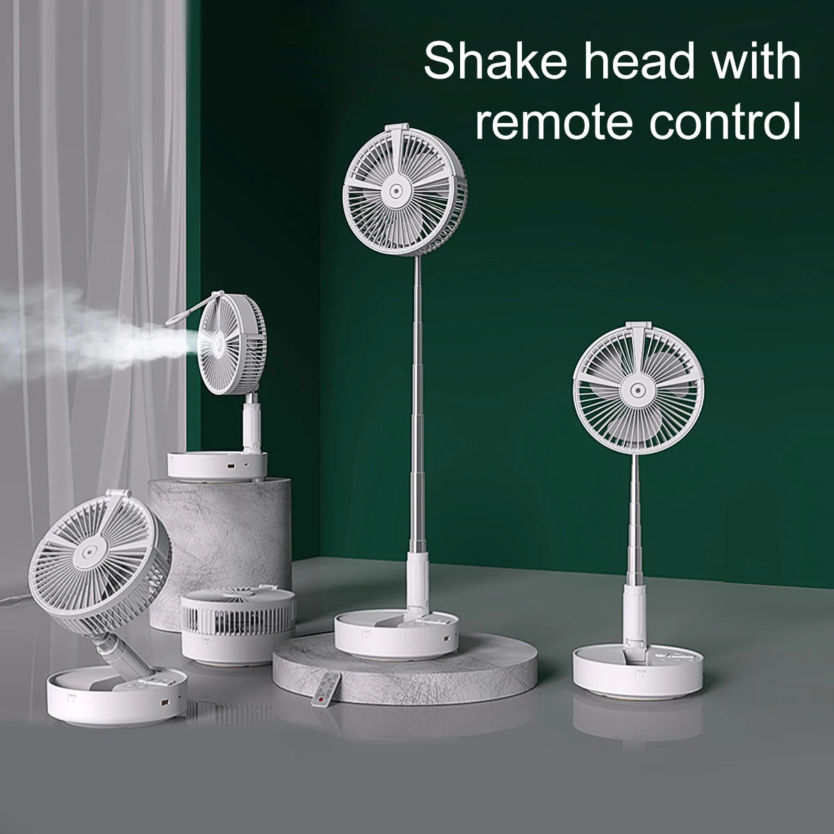 Misting Fan – Portable Folding Tabletop, Outdoor Events