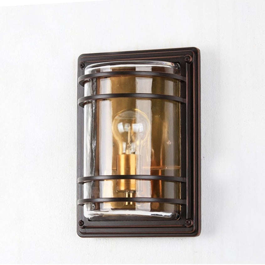 Outdoor Wall Light Retro Waterproof Metal Garden