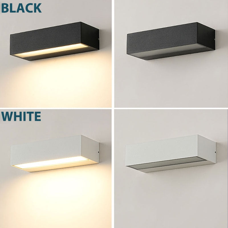 Outdoor Wall Sconce Modern LED Waterproof Patio Light