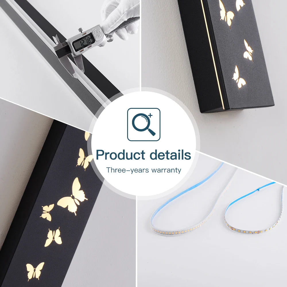 Outdoor Wall Light LED Butterfly Pattern Garden Decor