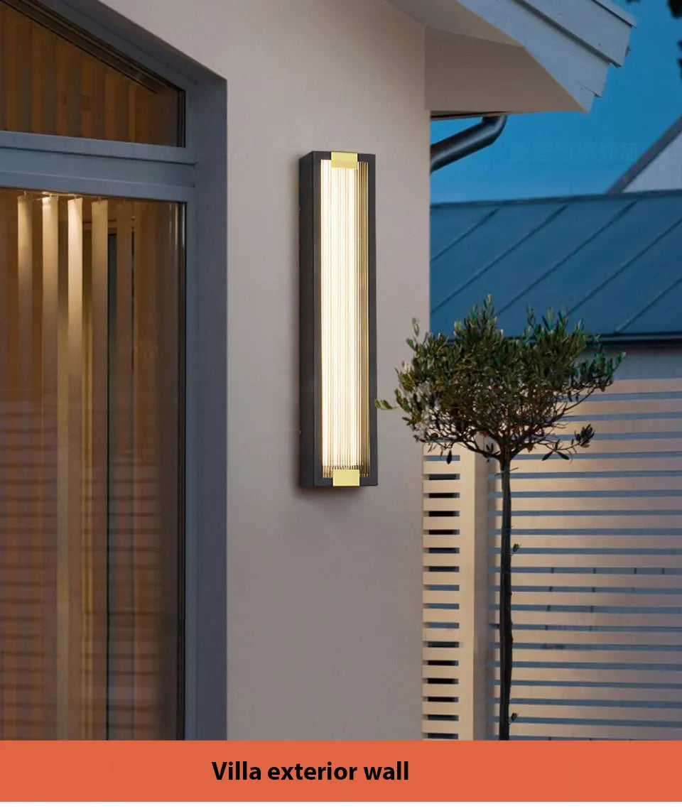 Outdoor Wall Light Modern LED Waterproof Stainless Steel