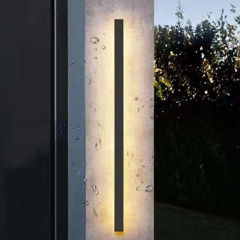 Outdoor Wall Light Modern Waterproof LED Long Design