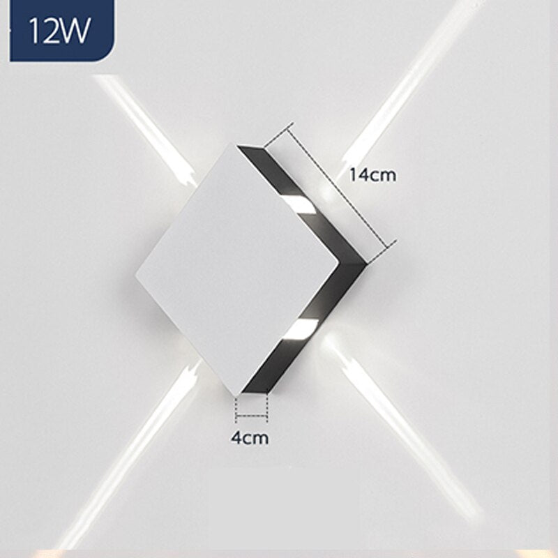 Outdoor Wall Light Modern Waterproof Garden Patio