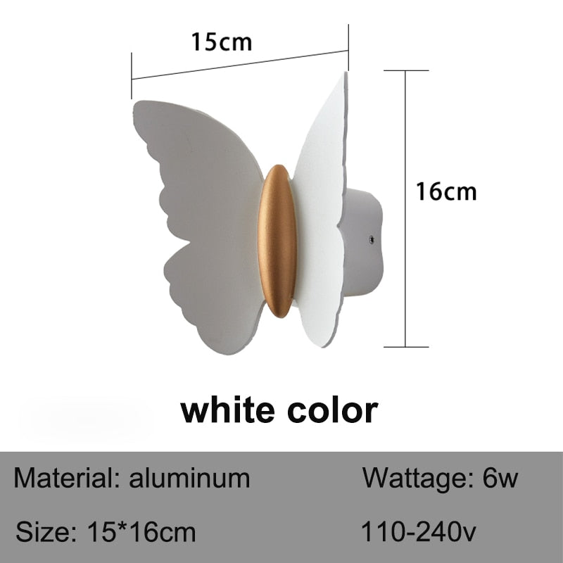 Outdoor Wall Light Butterfly Shape LED Waterproof