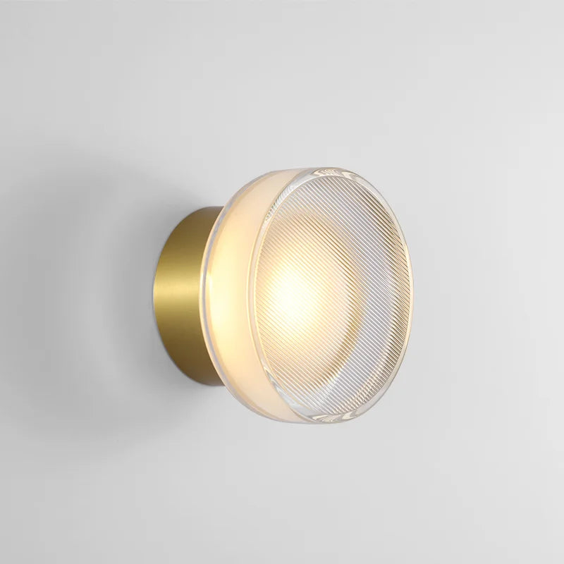 Modern Outdoor Wall Light Garden Patio Tempered