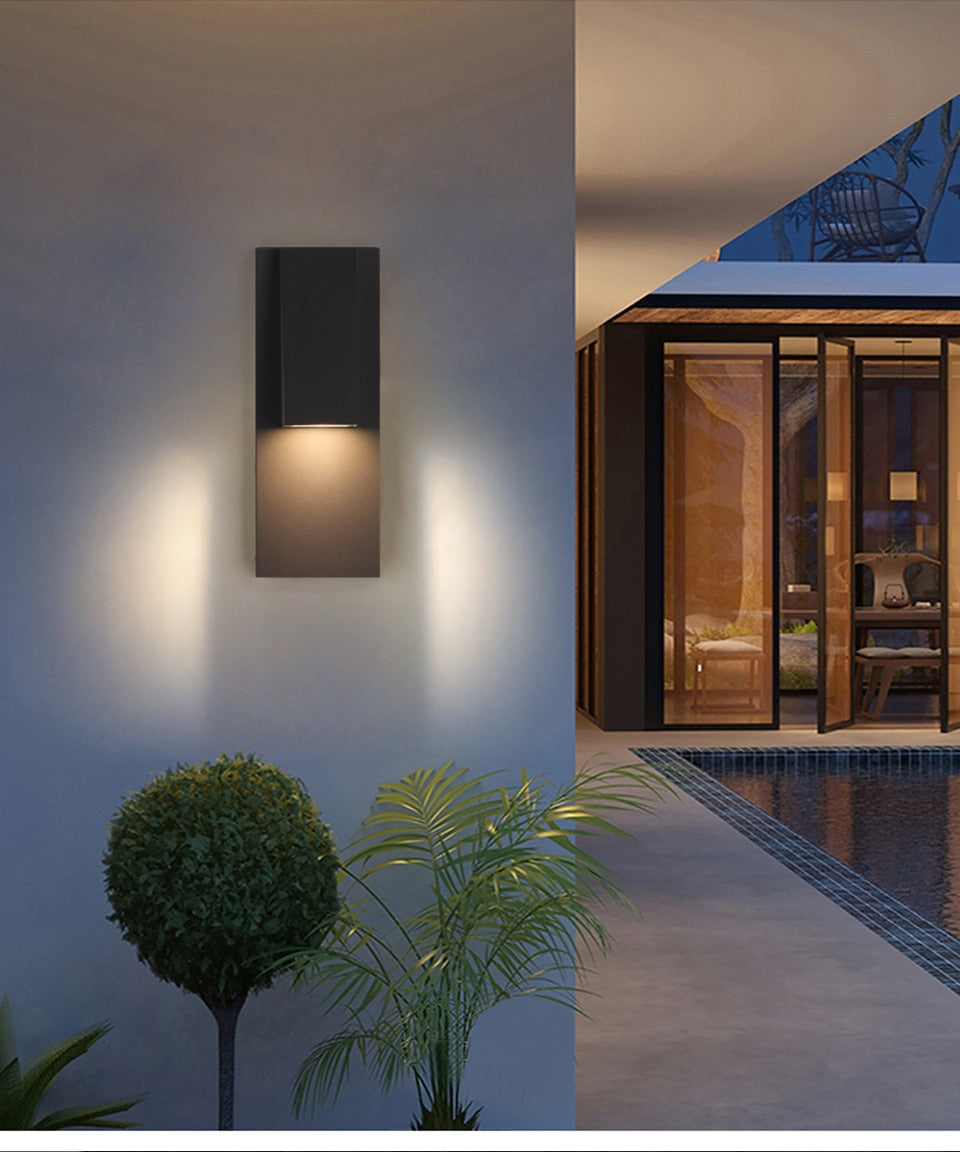 Outdoor Wall Light Vintage LED Waterproof Garden