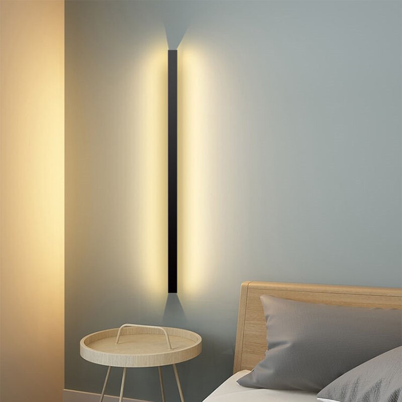 Outdoor Wall Light Modern Waterproof LED Long Design