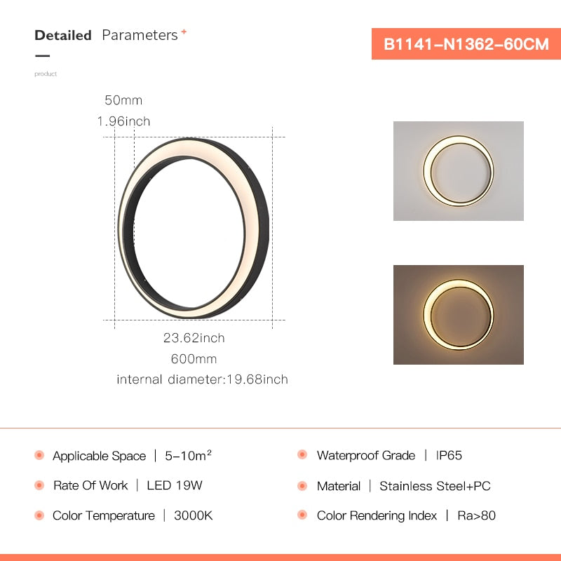 Modern Outdoor Wall Light Waterproof Garden Patio