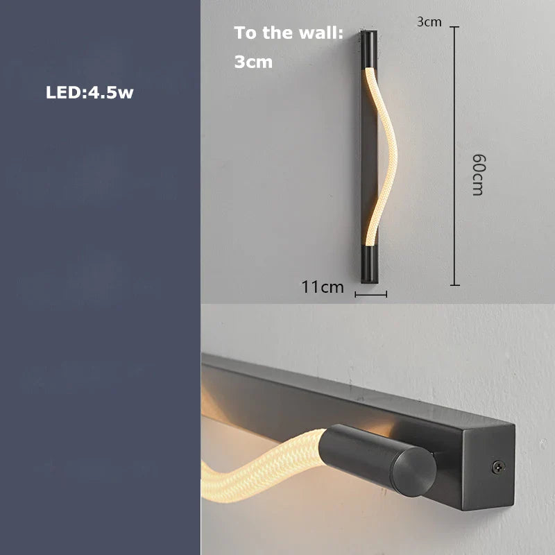 Modern Outdoor Wall Light LED Dimmable Waterproof