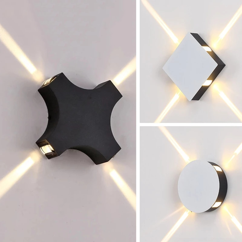 Outdoor Wall Light Modern Waterproof Garden Patio