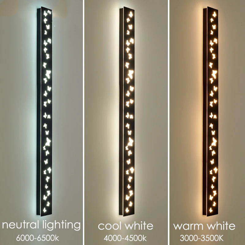 Outdoor Wall Light LED Butterfly Pattern Garden Decor