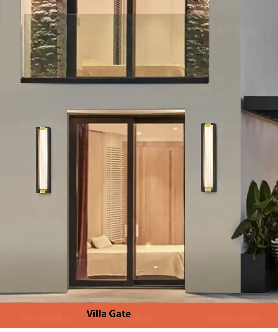 Outdoor Wall Light Modern LED Waterproof Stainless Steel