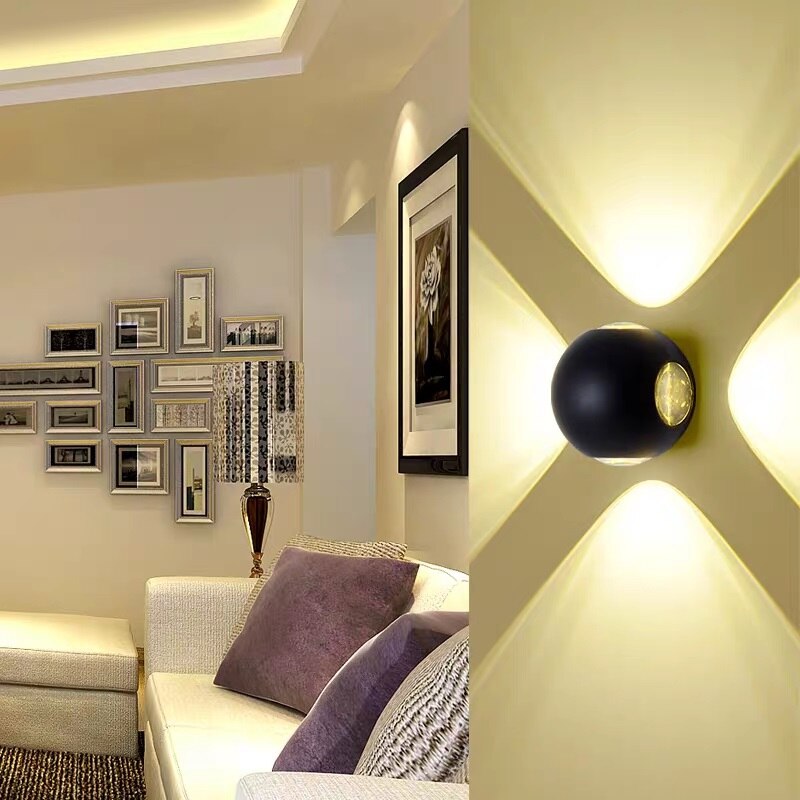 Outdoor Wall Light Modern Waterproof Garden Patio