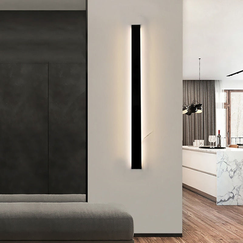 Outdoor Wall Light Modern Waterproof LED Long Design