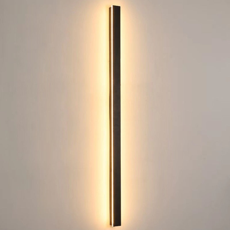 Outdoor Wall Light Modern Waterproof LED Long Design