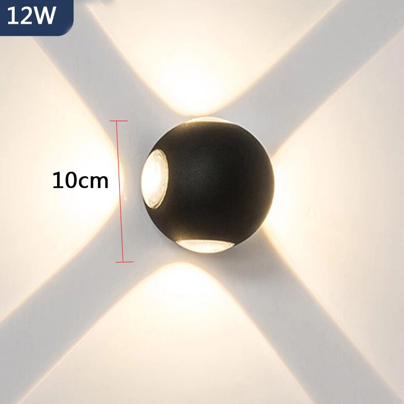 Outdoor Wall Light Modern Waterproof Garden Patio