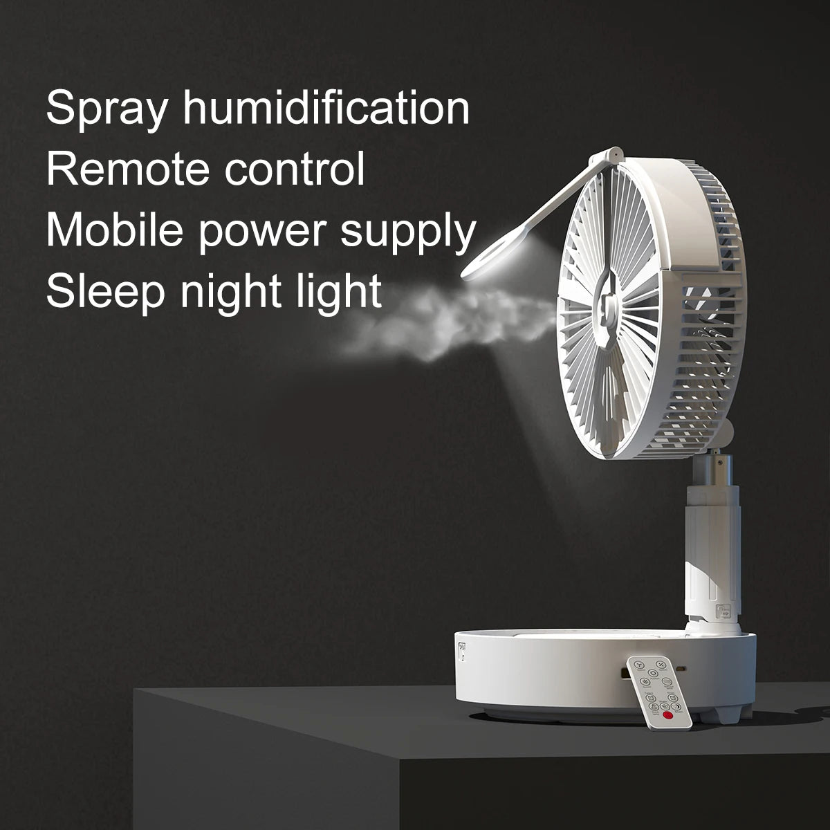 Misting Fan – Portable Folding Tabletop, Outdoor Events