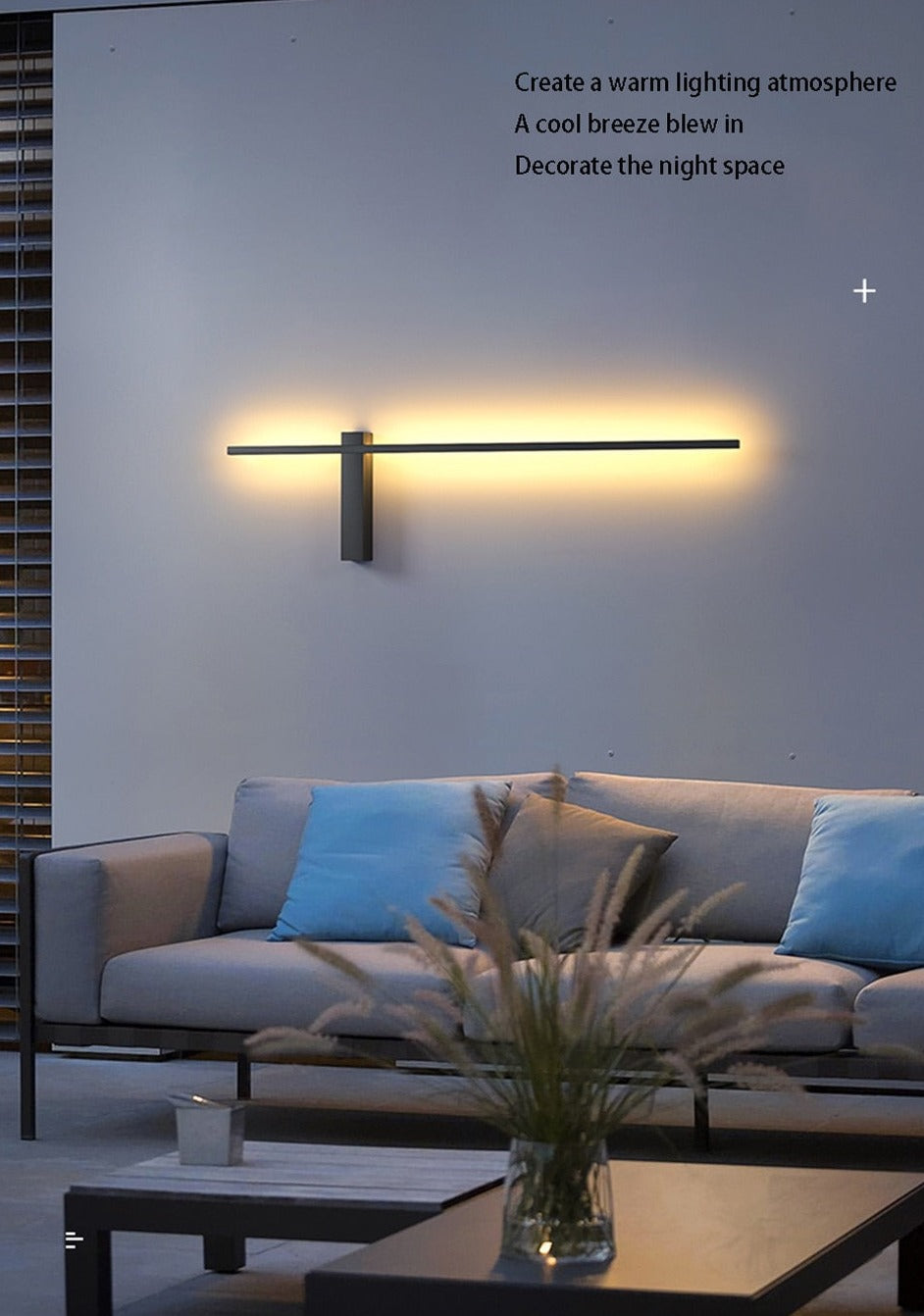 Outdoor Wall Light Modern LED Waterproof Garden