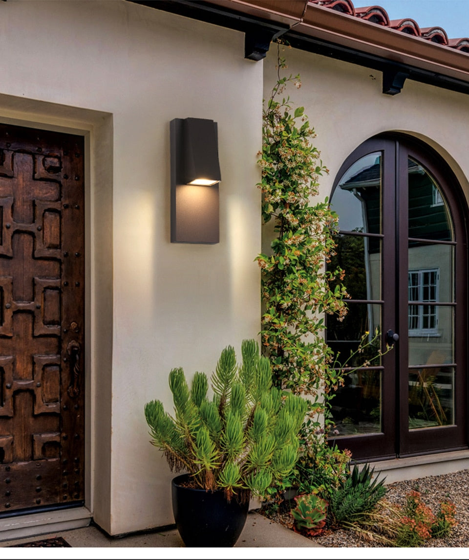 Outdoor Wall Light Vintage LED Waterproof Garden