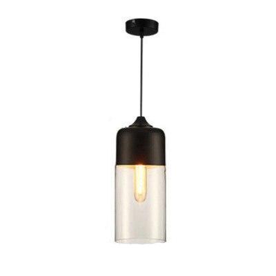 Nordic Glass Pendant Light, Minimalist Hanging Lamp for Kitchen Island