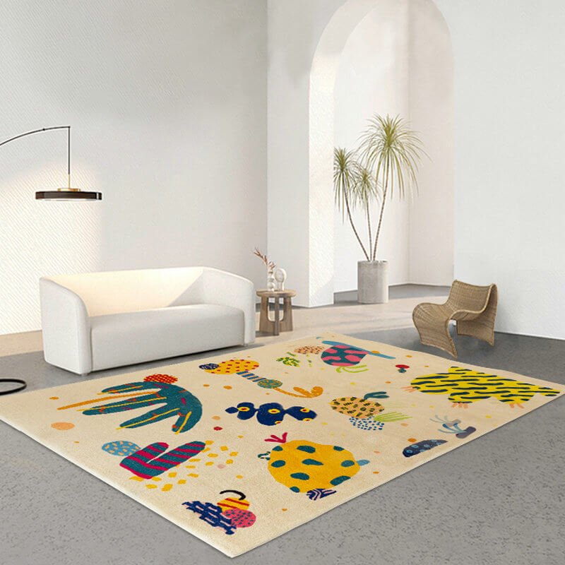 Area Rug - Bohemian, Abstract Artistic Hand Art Print