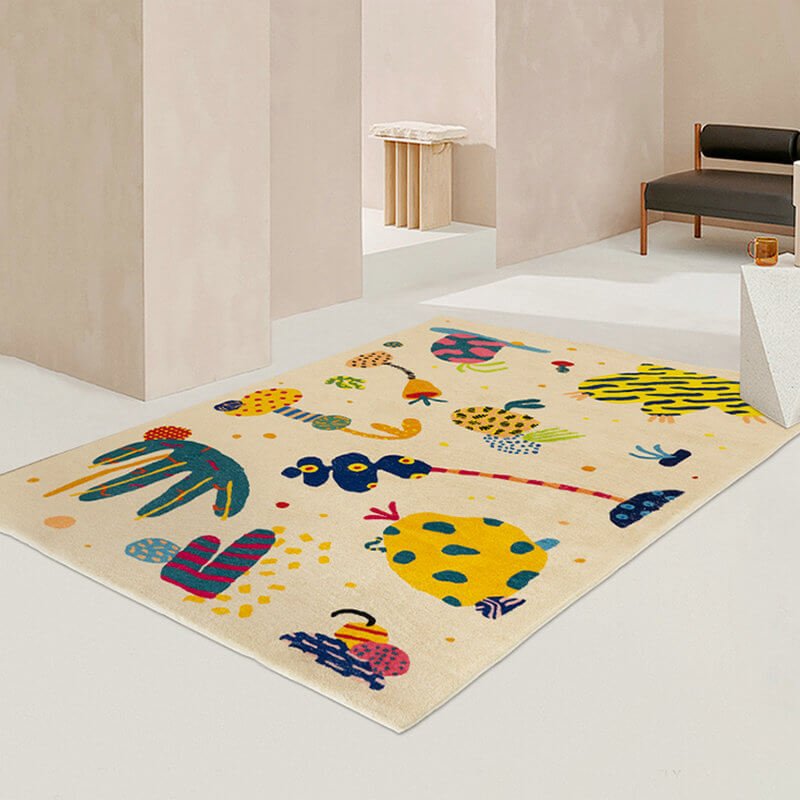 Area Rug - Bohemian, Abstract Artistic Hand Art Print