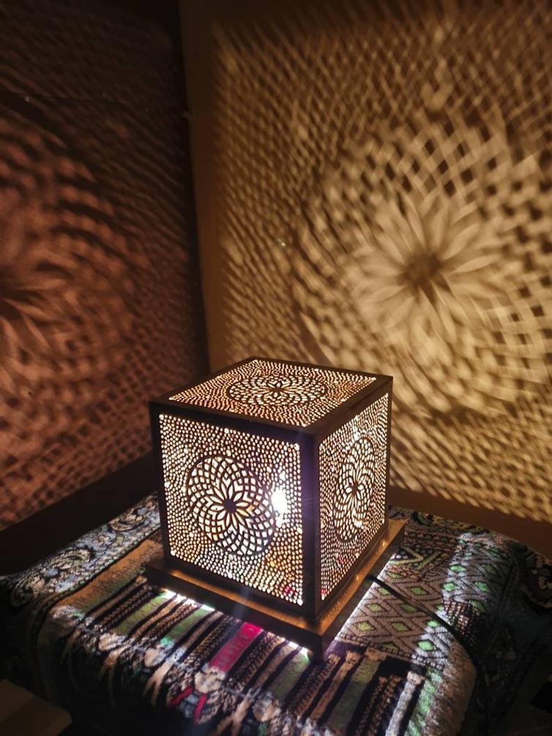 Moroccan Solar Garden Lantern Outdoor Shadowcast Light
