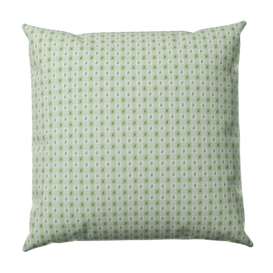 Decor Accent - Classic, Euro Sham in Luxe Gingham - Celery