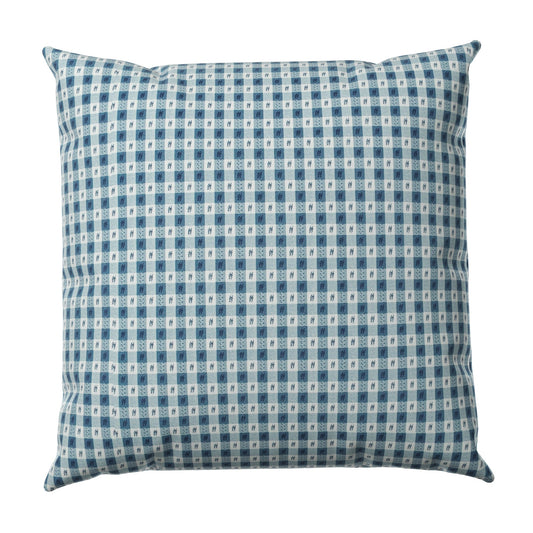 Decor Accent - Classic, Euro Sham in Luxe Gingham - Chambray