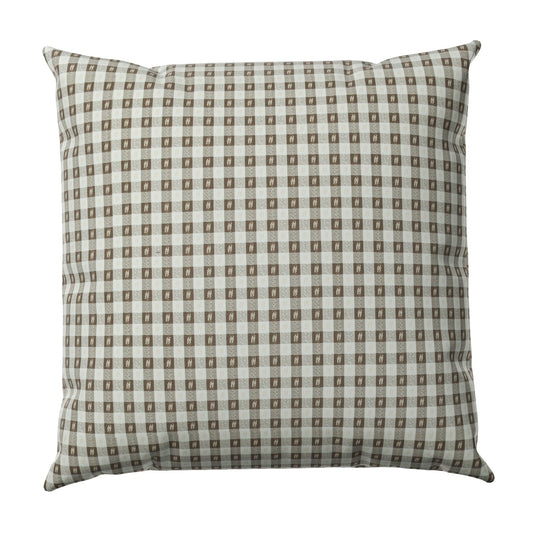 euro sham classic luxe gingham cotton pillow cover