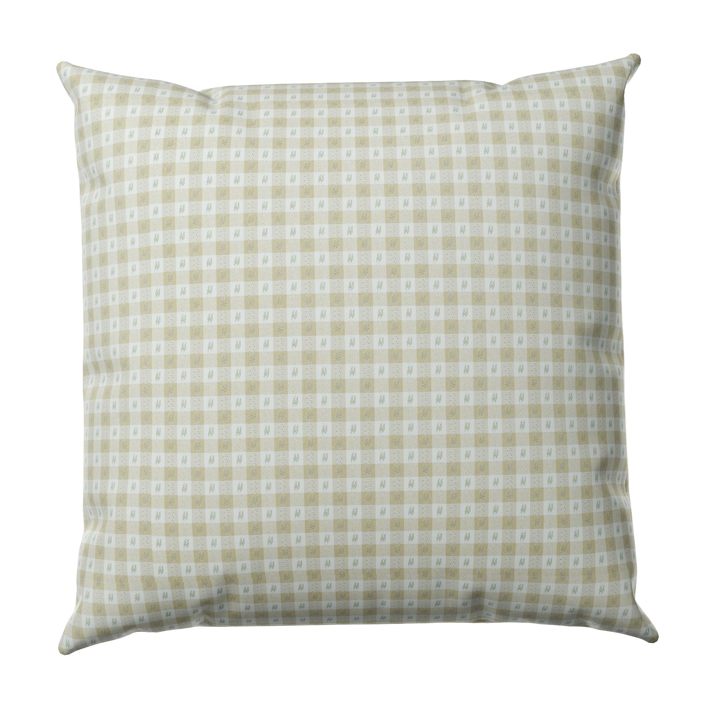 Decor Accent - Classic, Euro Sham in Luxe Gingham - Wheat