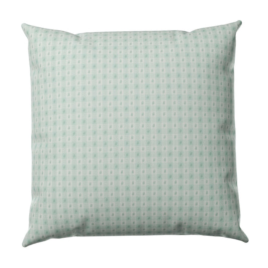 euro sham gingham classic luxe cotton spa blue