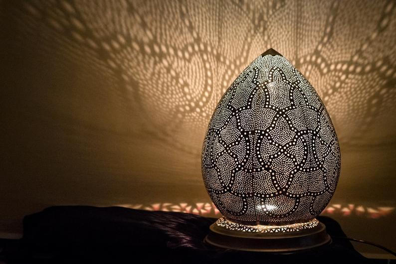 Moroccan Solar Garden Lantern Outdoor Shadowcast Light