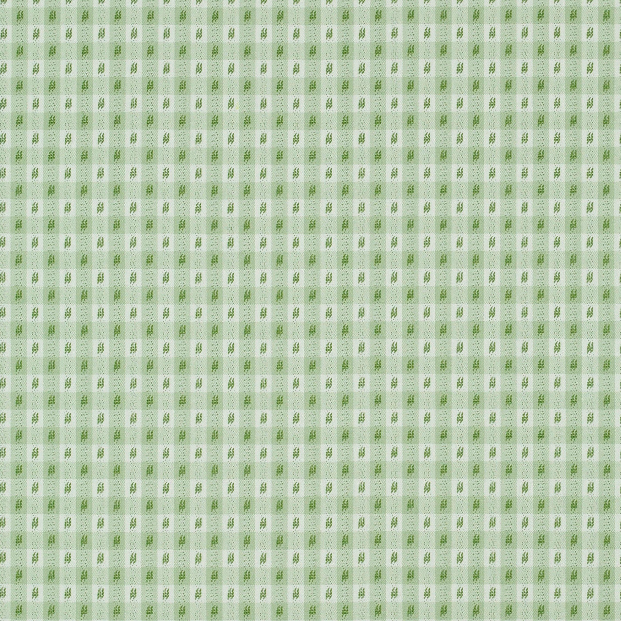 Decor Accent - Classic, Euro Sham in Luxe Gingham - Celery