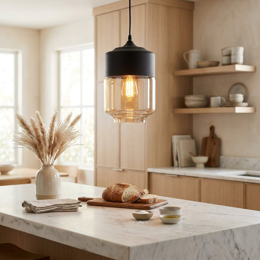 Pendant Light nordic glass minimalist – hanging lamp for kitchen island