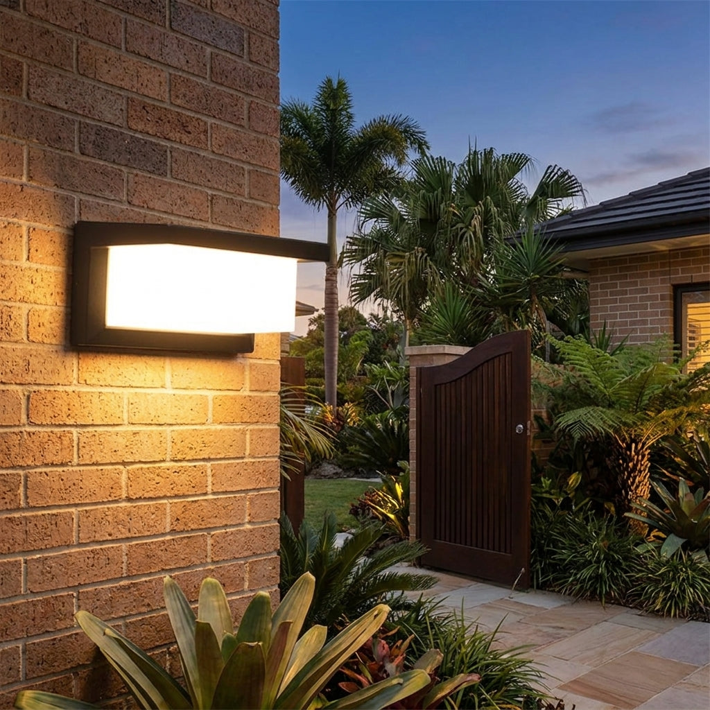 Outdoor Wall Light waterproof – modern LED fixture for patio garden fence