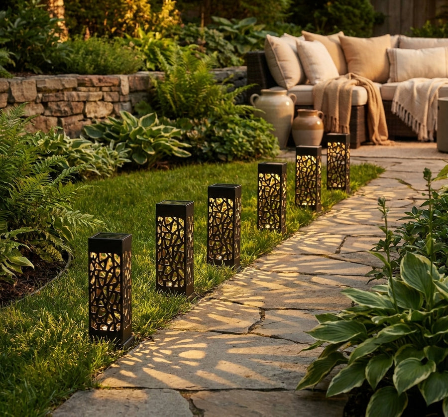 Solar Light moroccan decorative – pathway garden lamp for patio and deck