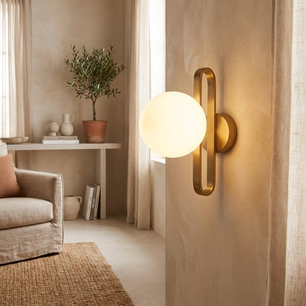 Wall Sconce nordic plated iron – light shadow lamp for bedroom and living room
