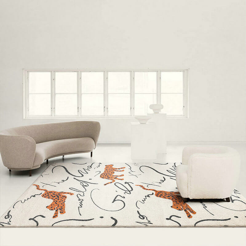 Area Rug - Bohemian, Cheetah Cute Lovely Animal Area for