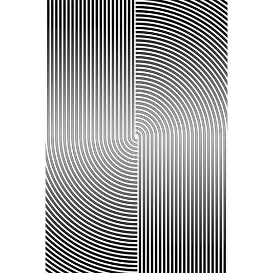 area rug bohemian black white contemporary living room