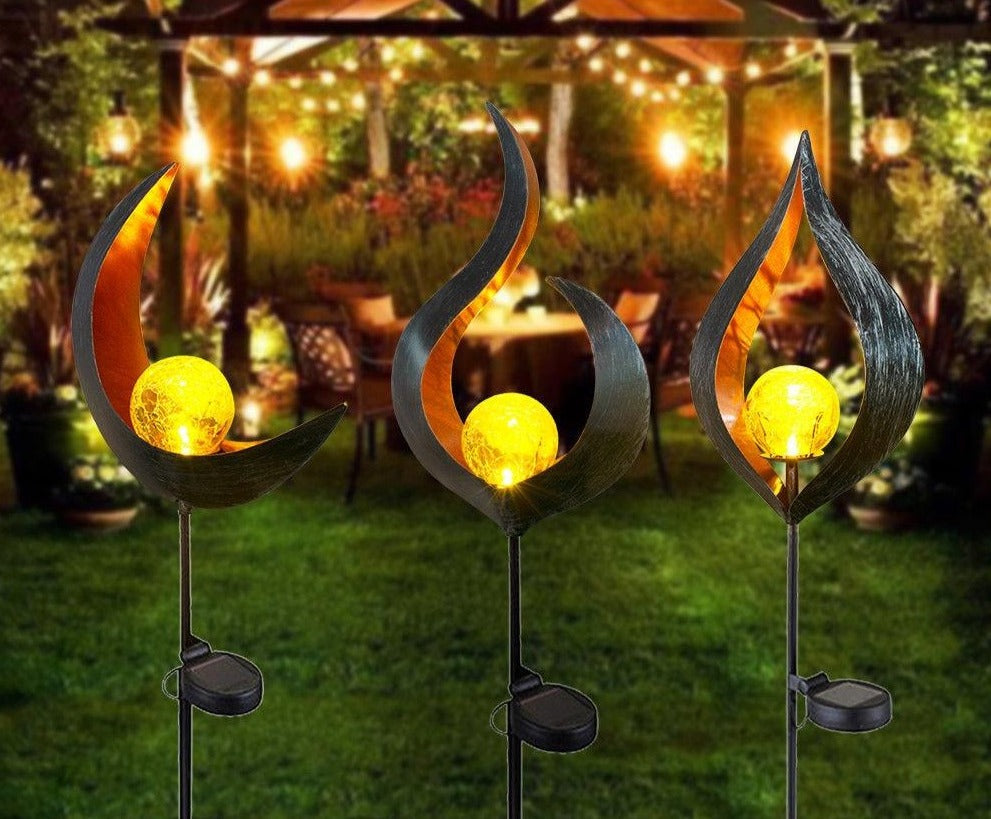 Garden Light LED Artificial Flame Outdoor Modern