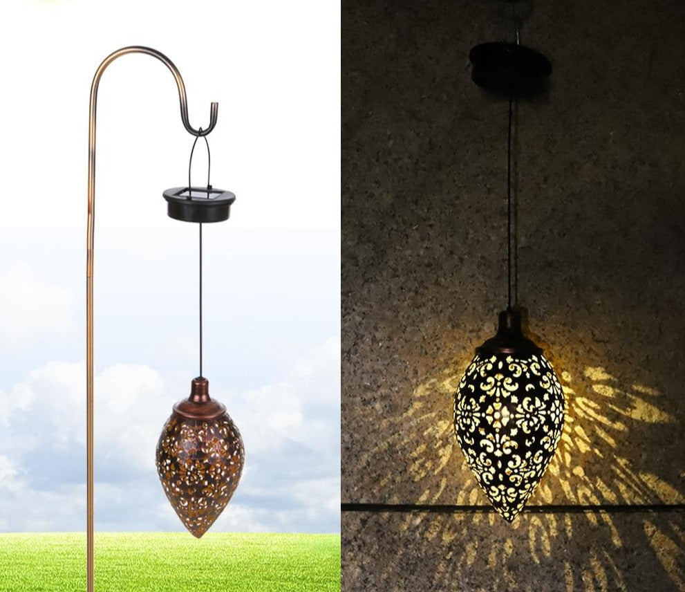 Garden Lantern Modern LED Shadow Cast Outdoor Light