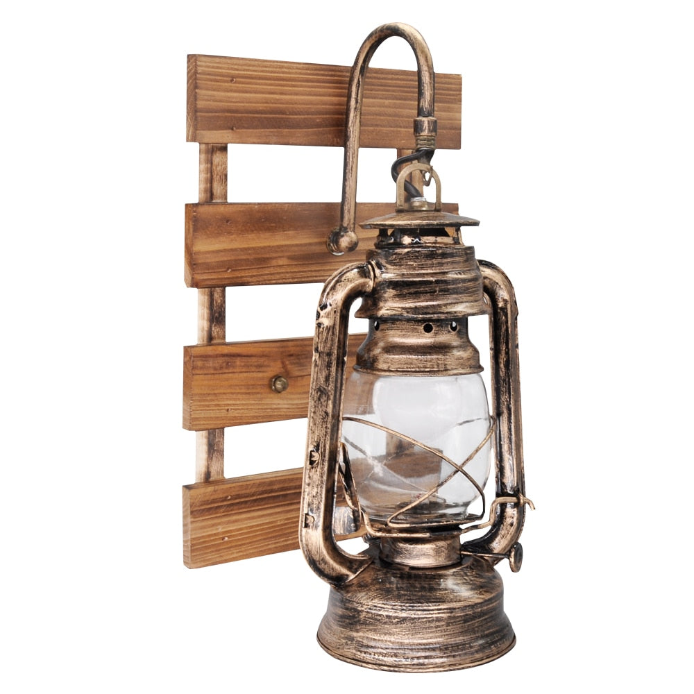 Outdoor Wall Light Farmhouse Vintage Metal LED Garden